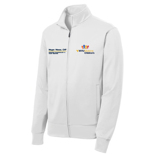 Sport-Tek Sport-Wick Fleece Full-Zip Jacket -- White