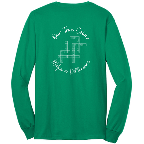 Port and Company Long Sleeve 50/50 T Shirt -- Kelly