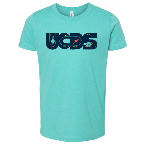 Bella Canvas Youth Short-Sleeve Space T-Shirt -- Teal
