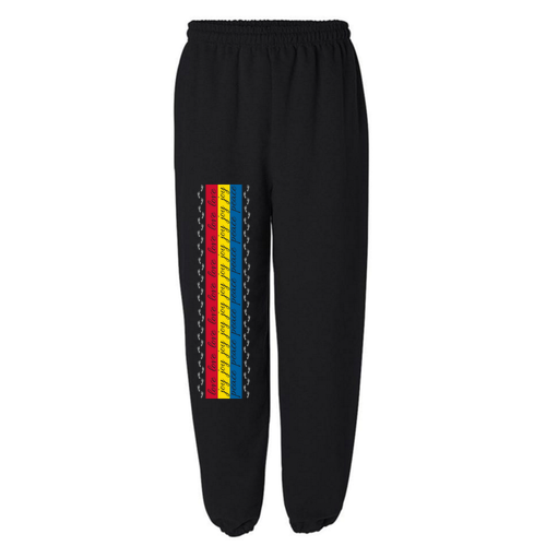 Gildan Elastic Bottom Sweatpants -- Black