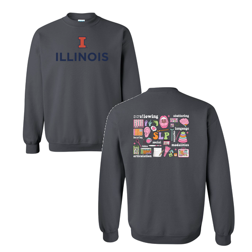 Gildan Heavy Blend Crew Neck Sweatshirt -- Charcoal