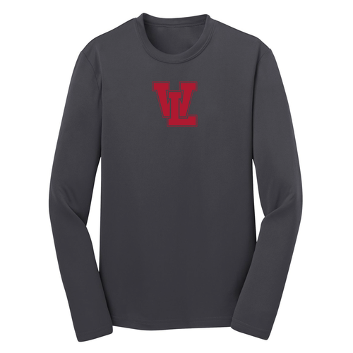 Youth Sport Tek Long Sleeve Wicking Competitor Tee -- Iron Grey