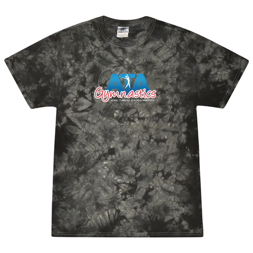 Tie-Dye Crystal Wash T-Shirt -- Black