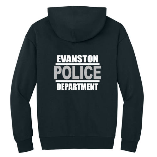 Evanston Police Hoodie -- Navy Blue