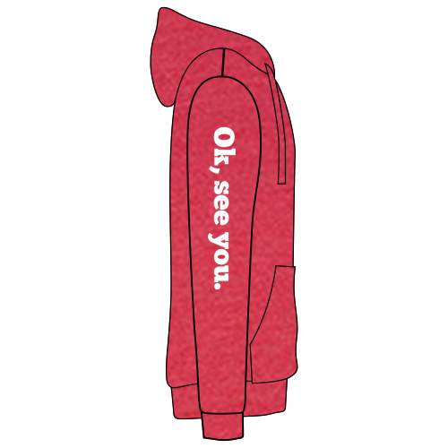 Port and Company Core Fleece Pullover Hooded Sweatshirt -- Heather Red
