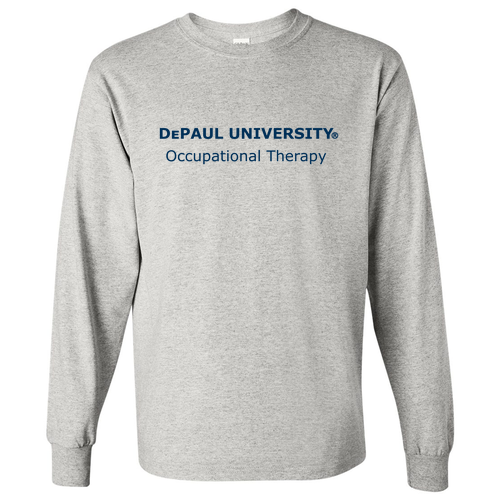 Gildan Heavy Cotton Longsleeve Basic T-Shirt -- Ash