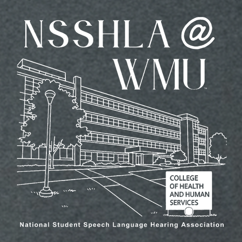 NSSLHA @ WMU Gildan Heavy Blend Hooded Sweatshirt -- Dark Heather