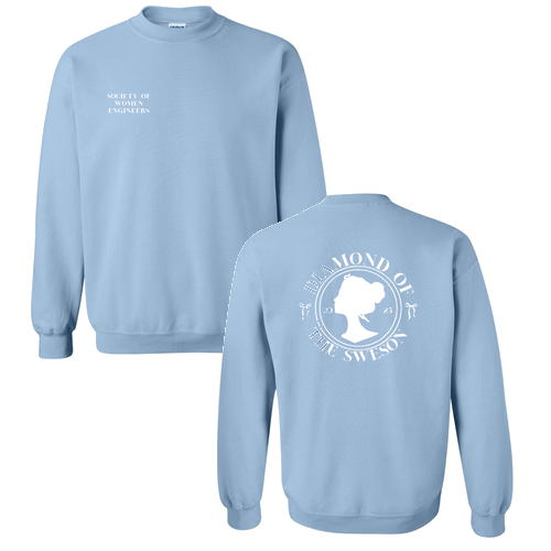 Gildan Heavy Blend Crew Neck Sweatshirt -- Light Blue