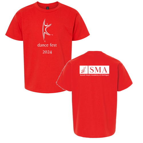 Gildan Youth Softstyle T-Shirt -- Red