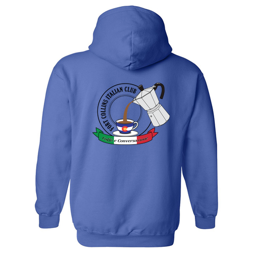 50/50 Cotton/Poly Hoodies -- Royal