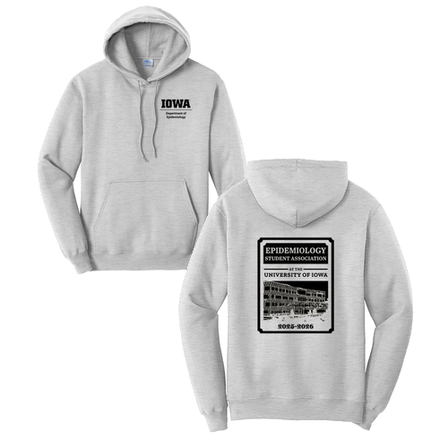 Port and Company Core Fleece Pullover Hooded Sweatshirt -- Ash