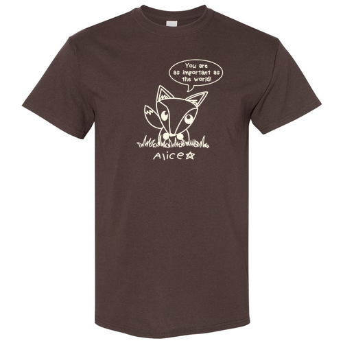 Gildan Heavy Cotton Basic T-Shirt -- Dark Chocolate