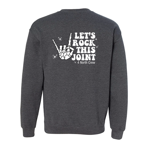 Gildan Heavy Blend Crew Neck Sweatshirt -- Dark Heather