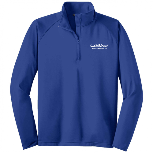 Sport Tek Sport Wick Stretch Half Zip Pullover -- True Royal