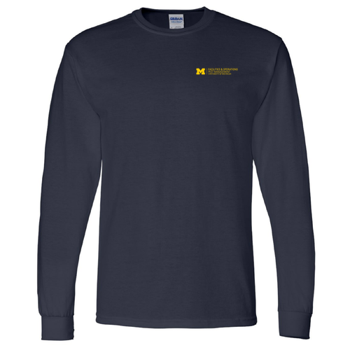 Gildan DryBlend 50/50 Longsleeve T-Shirt -- Navy, $12