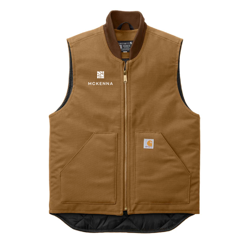 Carhartt Duck Vest -- Carhartt Brown