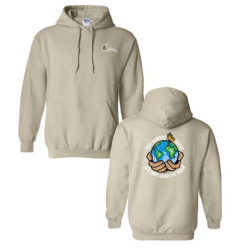 Gildan Heavy Blend Hooded Sweatshirt -- Sand
