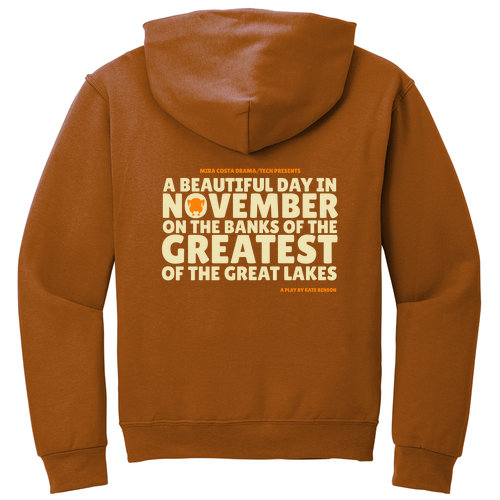 Jerzees 8 oz 50/50 Nublend Adult Hooded Sweatshirt -- Texas Orange