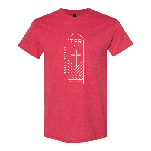 Gildan Heavy Cotton Basic T-Shirt -- Heather Red