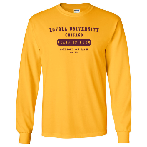 Class of 2026 Long sleeve -- Gold