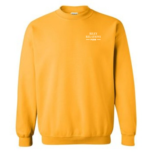 Gildan Heavy Blend Crew Neck Sweatshirt -- Gold
