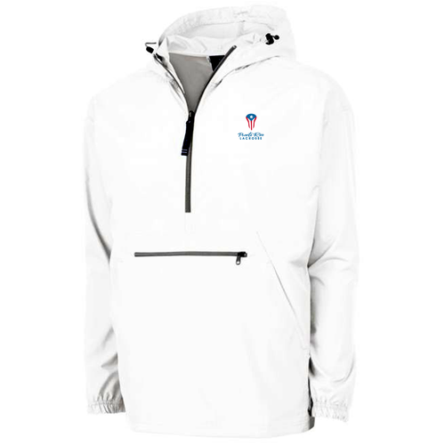 Charles River Pack-N-Go Pullover Jacket-- White