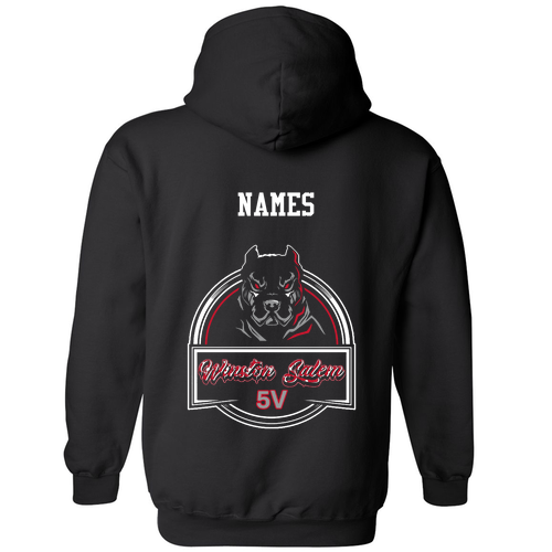 Gildan Black Hoodie Sweatshirt