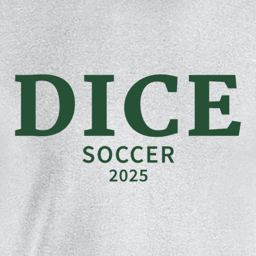 Dice Soccer Ladies T-Shirt -- Sport Grey