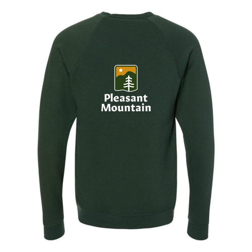 Pleasant Mountain Logo 2 Full color -- Crewneck Sweatshirt Forest