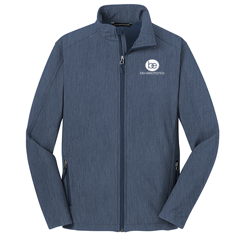 Port Authority Core Soft Shell Jacket -- Navy Heather [HIDE]