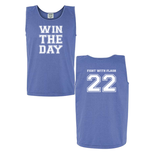 Comfort Colors Adult Garment-Dyed Heavyweight Tank Top -- Flo Blue