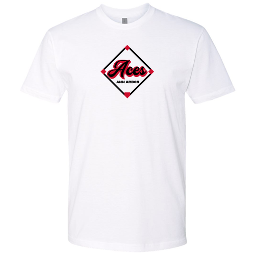 Next Level Soft Fitted Cotton Tee -- White