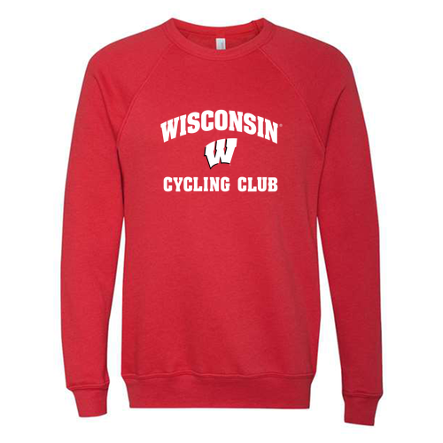 Wisconsin Cycling Club Sweatshirt -- Red
