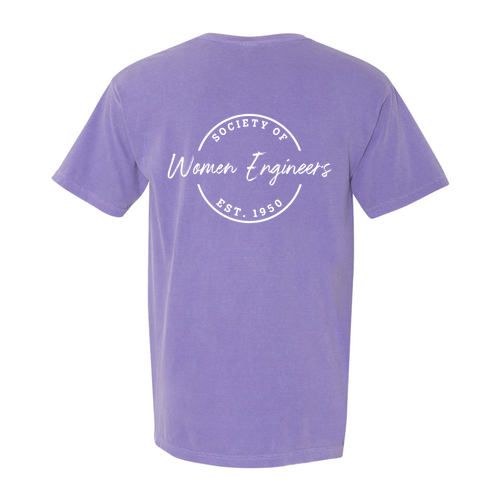 Comfort Colors Ringspun Garment Dyed T Shirt -- Violet