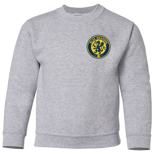 Gildan Heavy Blend Youth Crew Neck Sweatshirt -- Sport Grey