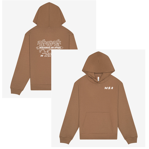 BELLA + CANVAS 10 oz. Heavyweight Hoodie -- Vintage Brown