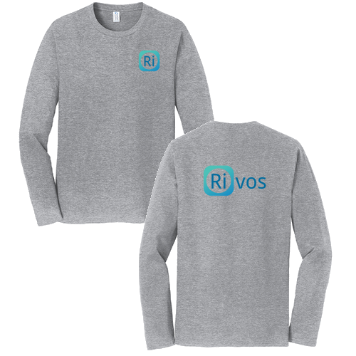 Port and Company Long Sleeve Fan Favorite Tee -- Athletic Heather
