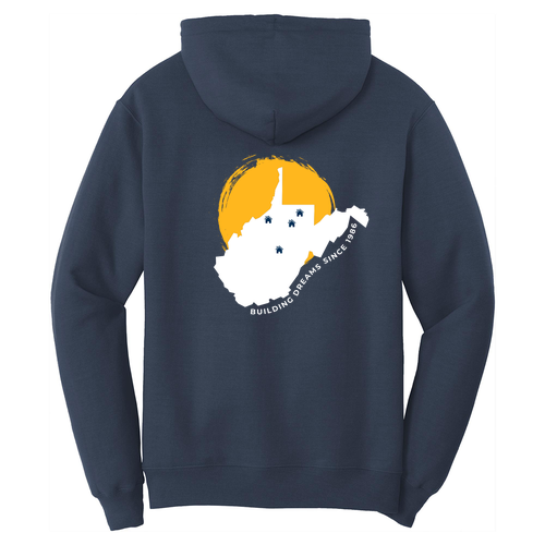 Port and Company  Core Fleece Pullover Hooded Sweatshirt -- Navy