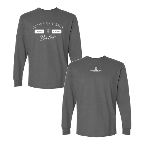 Gildan Ultra Cotton Longsleeve Basic T-Shirt -- Charcoal