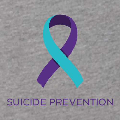 Mens/Unisex Suicide Prevention Bella Canvas Triblend Long Sleeve Tee -- Grey