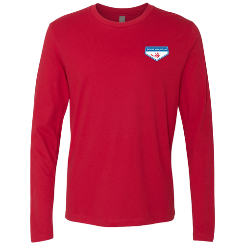 Boyne Mountain Logo 2 Full Color -- Long Sleeve Red