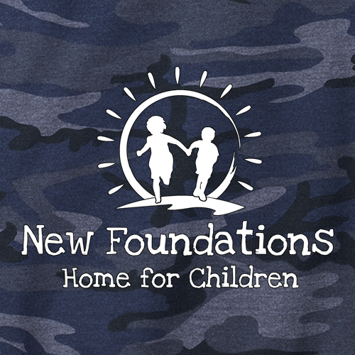 Heather Navy Camo Fleece Pullover Hoodie