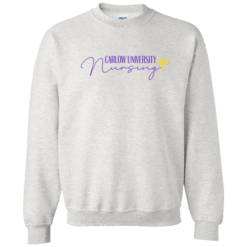 Carlow Nursing DryBlend Crew Neck Sweatshirt -- Ash