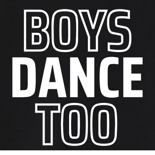 Boys Dance Too Youth Bella Canvas Triblend Jersey Short Sleeve Tee -- Solid Black