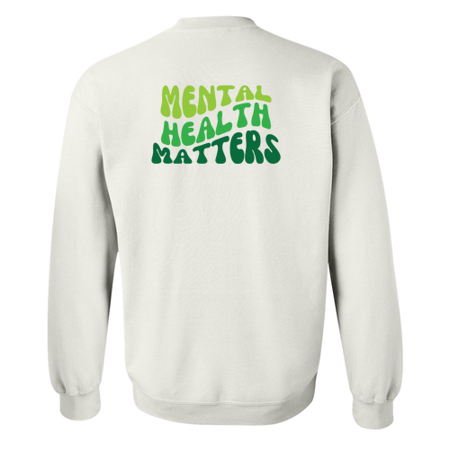 Gildan Heavy Blend Crew Neck Sweatshirt -- White