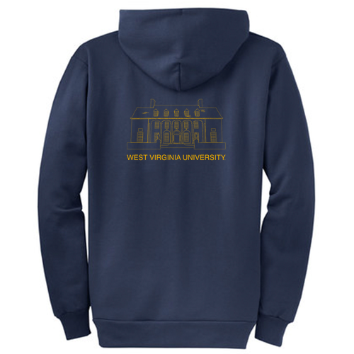 Port and Company Classic Full Zip Hooded Sweatshirt -- Navy
