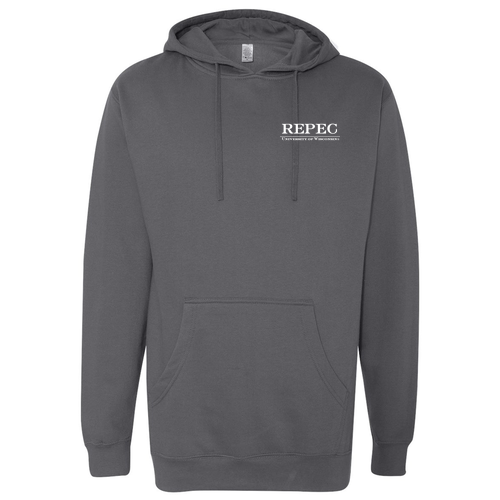 Independent Trading Midweight Hooded Sweatshirt -- Charcoal Heather