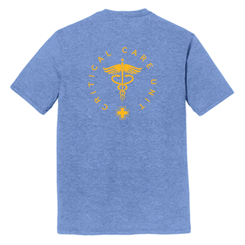 District Made Mens Perfect Tri Crew Tee -- Maritime Frost