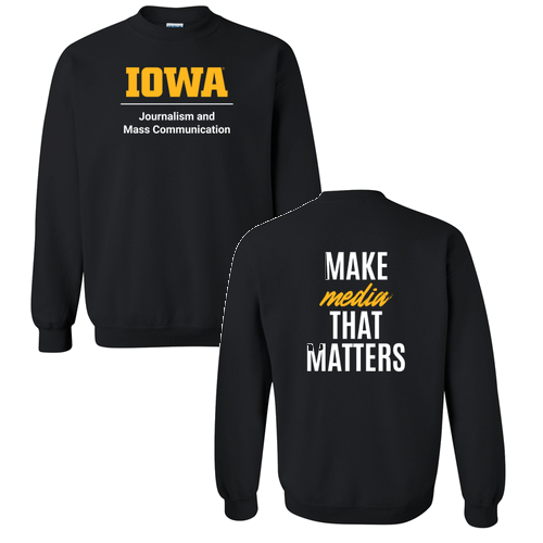 Gildan Heavy Blend Crew Neck Sweatshirt -- Black