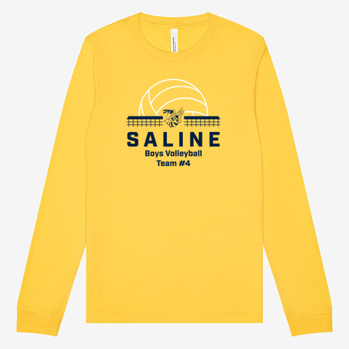 Mens/Unisex Bella Canvas Heather CVC Long Sleeve Tee -- Heather Yellow Gold
